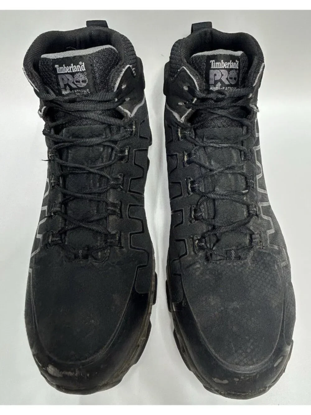 Timberland PRO Powertrain Sport Alloy Toe Mid Work Boots Mens Size 13 W Black